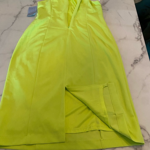 Bright Yellow Halter Dress - Picture 9 of 12